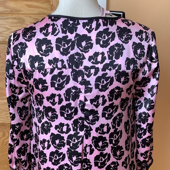 JUICY COUTURE Silk Hydrangea Primrose Pink Floral Dress Size S - Picture 6 of 12